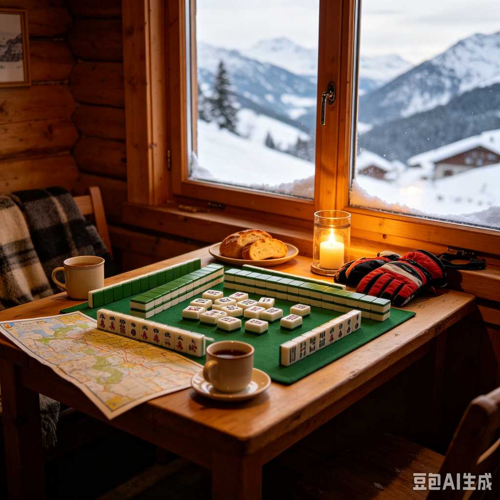 colorful mini mahjong tiles